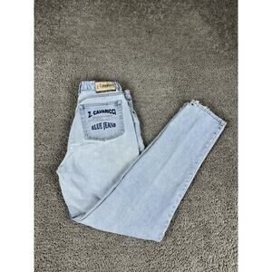 Vintage Z Cavaricci Jeans Mens 31x31 Light Wash Denim Distressed USA 90s Pants